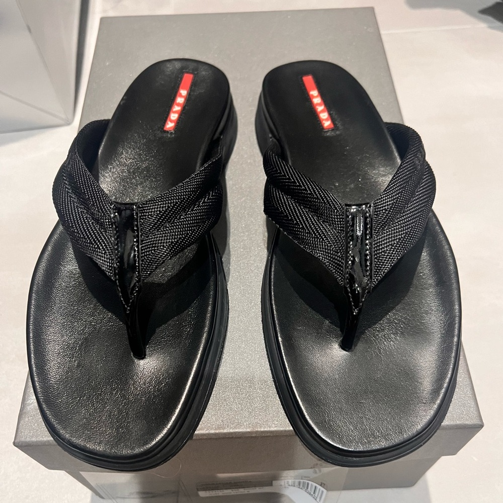 BRAND NEW PRADA WOMENS FLIP FLOPS